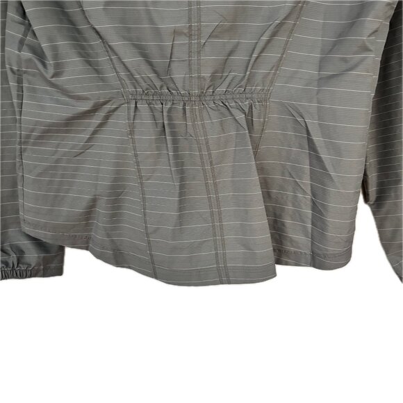 Athleta Jammin Run Jacket Front Zipper Jacket Lightweight Reflective Windbreaker - Picture 4 of 8